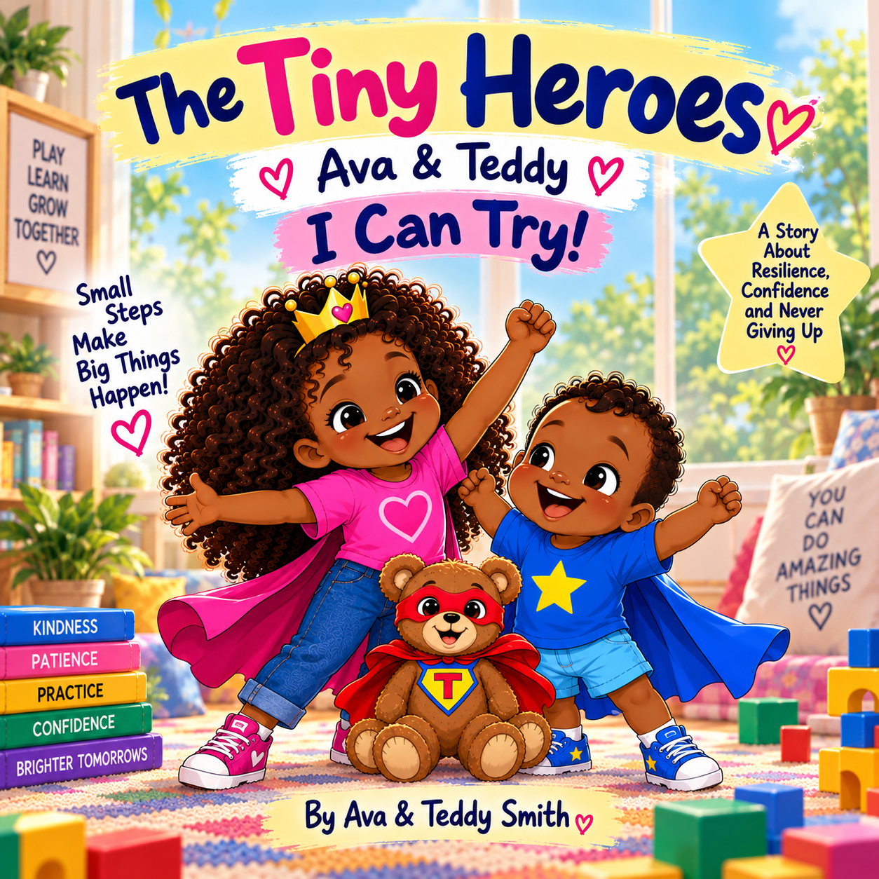 The Tiny Heroes: Ava and Teddy — I Can Try! book cover